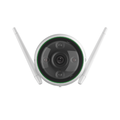 Bala WiFi / 5MP (3K) / Detección humana / Detección de Vehiculo / Sirena / Luz Parpadeante / Colores en Oscuridad / Micro SD / Uso en Exterior