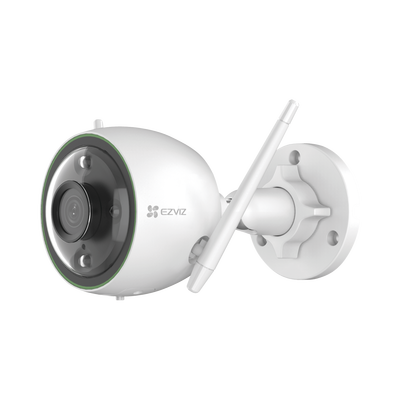 Bala WiFi / 5MP (3K) / Detección humana / Detección de Vehiculo / Sirena / Luz Parpadeante / Colores en Oscuridad / Micro SD / Uso en Exterior