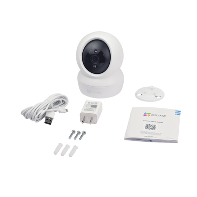 Mini Cámara IP PT 2 Megapíxel / Wi-Fi / Seguimiento Inteligente / Audio de Dos Vías / Notificación Push / Ranura para Memoria / Uso en Interior