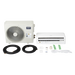 Minisplit WiFi inverter / SEER 17 / 12,000 BTUs ( 1 TON ) / R32 / Frío y Calor / 220 Vca / Filtro de Salud / Compatible con Alexa y Google Home