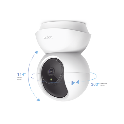 Cámara IP Wi-Fi para hogar, 2 megapixel, audio doble vía, visión nocturna, notificación Push, acepta memoria Micro SD de para grabación.